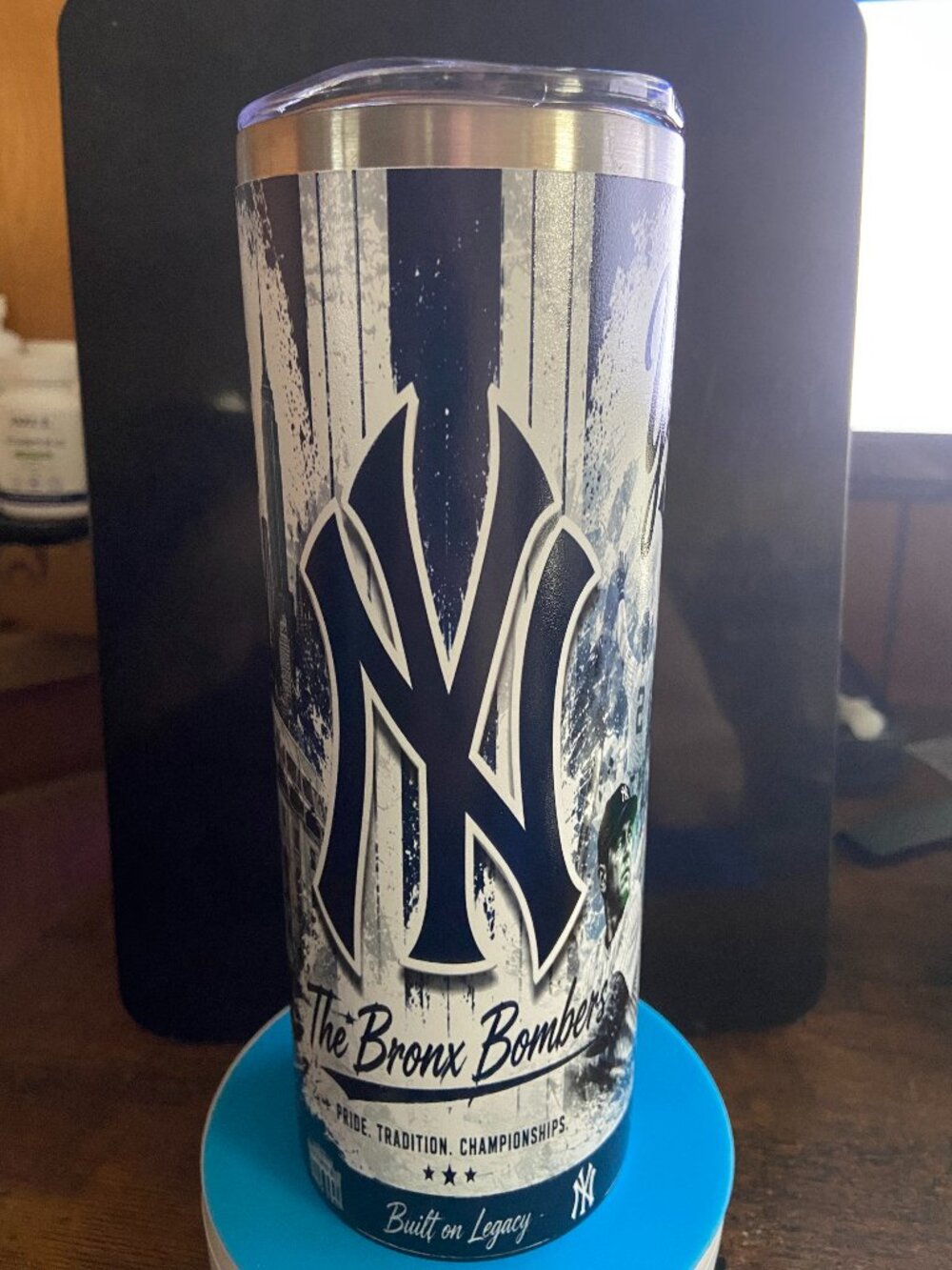 ⚾ New York Yankees 20oz Stainless Steel Tumbler | Custom Sports Drinkware